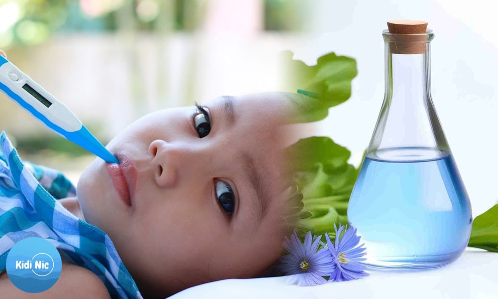 پایین آوردن تب کودک با کاسنی
